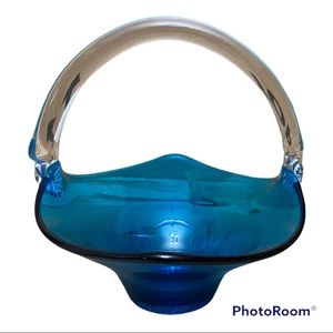 Viking Bluenique Epic Basket #1179 Blue Clear Handled